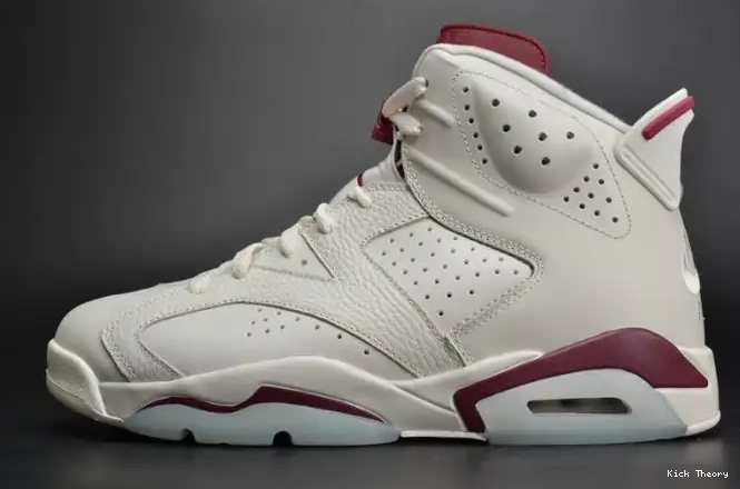 Kick Theory Maroon white Jordan 6 Retro 384664-116 Air 0624